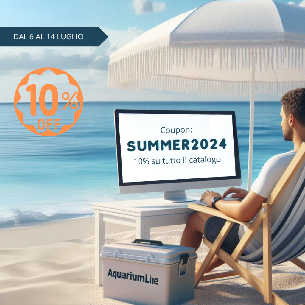 Summer 2024: sconto totale su AquariumLine dal 15 al 31 luglio